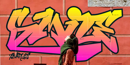Notress Graffiti Font Poster 2