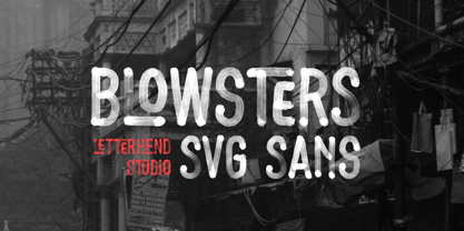 Blowsters Font Poster 1