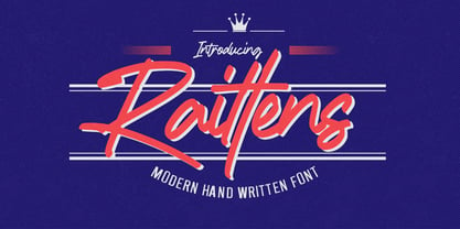 Raittens Font Poster 1