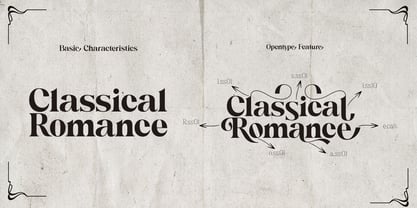 Classical Romance Font Poster 10