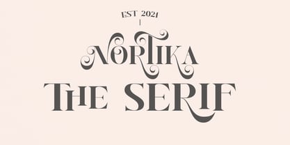 Nortika Font Poster 4