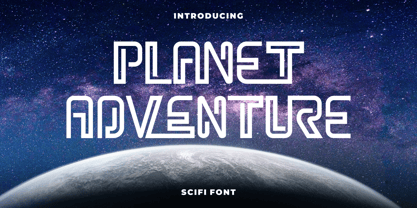 Planet Adventure Font Poster 1