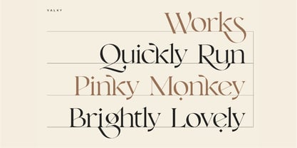 Valky Font Poster 14