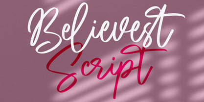 Believest Font Poster 1