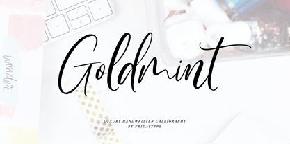 Goldmint Font Poster 10