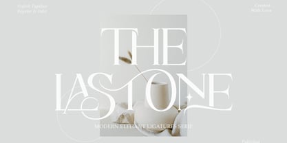 The Lastone Font Poster 1