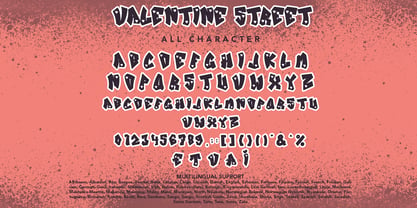 Valentine Street Font Poster 8