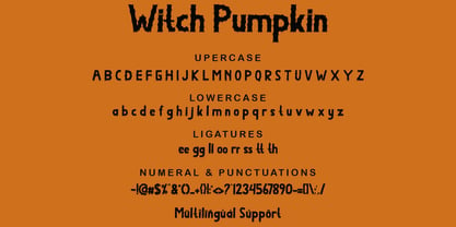 Witch Pumpkin Font Poster 7