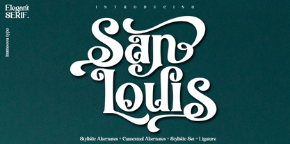 San Louis Font Poster 1