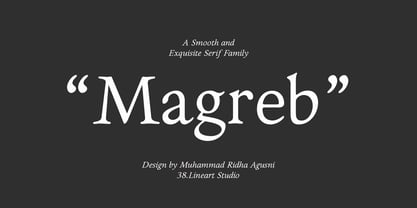 Magreb Font Poster 1