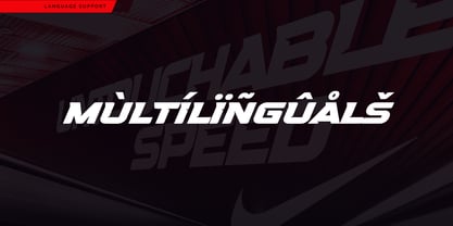 Speed Font Poster 4