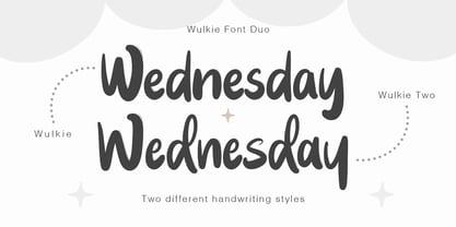 Wulkie Font Poster 3