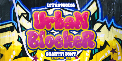 Urban Blocker Font Poster 1