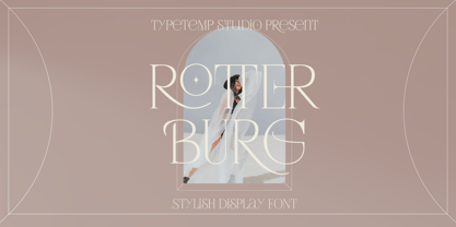 Rotterburg Stylish Font Poster 1