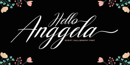 Hello Anggela Font Poster 1