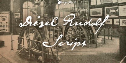 Diesel Rudolf Font Poster 3