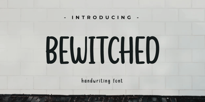 Bewitched Font Poster 1