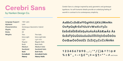 Cerebri Sans Font Poster 2