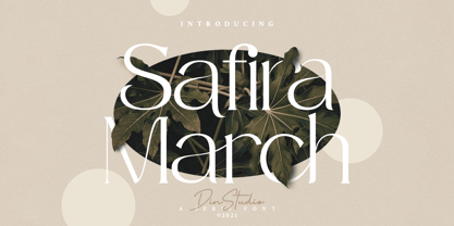 Safira March Font Poster 1
