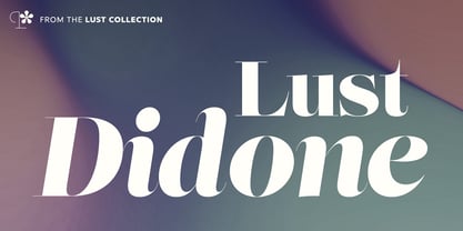 Lust Didone Font Poster 1