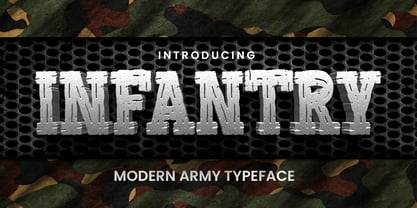 Infantry Font Poster 1