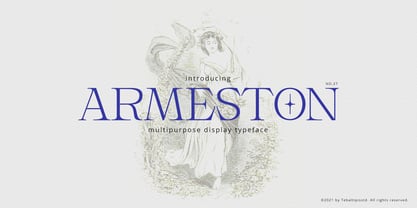 Armeston Display Font Poster 1