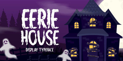 Eerie House Font Poster 1