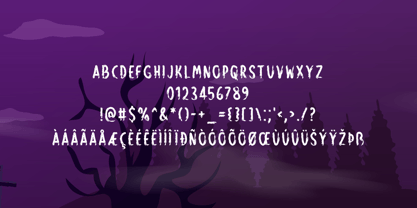 Eerie House Font Poster 5