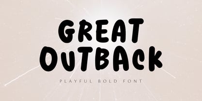 Great Outback Font Poster 1