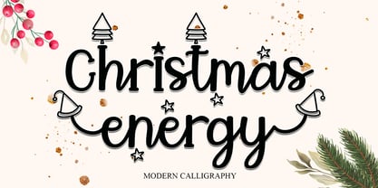 Christmas Energy Font Poster 1