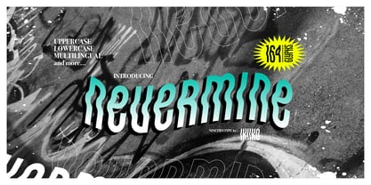 Nevermine Font Poster 1