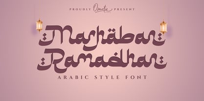 Marhaban Ramadhan Fuente Póster 1