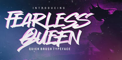 Fearless Queen Font Poster 1