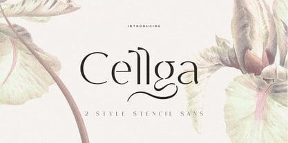 Cellga Font Poster 1