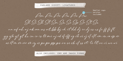 Parlare Font Poster 10