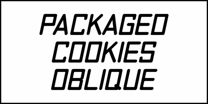 Packaged Cookies JNL Font Poster 4