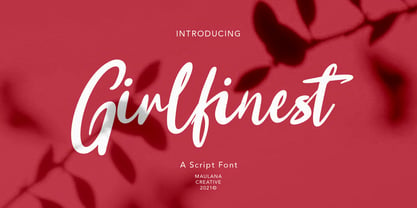 Girlfinest Font Poster 1