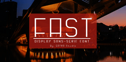 Fast Font Poster 1