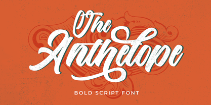 The Anthelope Font Poster 1