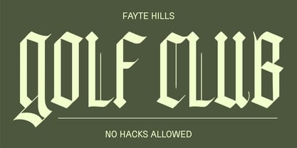 Fayte Font Poster 10