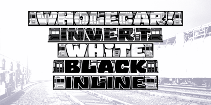 Wholecar Font Poster 4