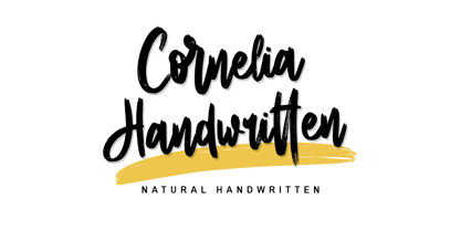 Cornelia Handwritten Font Poster 1