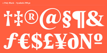 Poly Font Poster 4