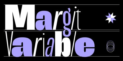 Margit Variable Font Poster 1