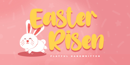 Easter Risen Font Poster 1