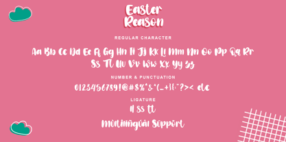 Easter Risen Font Poster 5