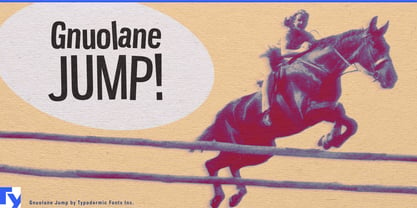 Gnuolane Jump Font Poster 1