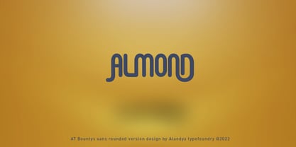 AT Bountys Rounded Font Poster 11