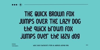 AT Bountys Rounded Font Poster 10