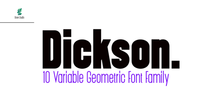 Dickson Font Poster 1